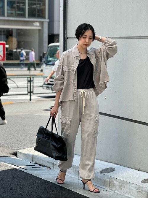 WhimGazette テンセルTM繊維使用カーゴパンツ ウィムガゼット Whim Gazette テンセル（TM）繊維使用カーゴ