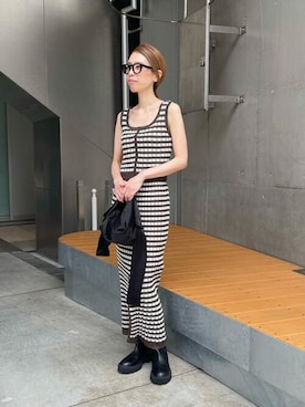 「THE PAUSE（ザ ポーズ）のアイテム（スカート）」を使った、WhimGazette_officialさん（レディース・162cm）の夏コーディネート