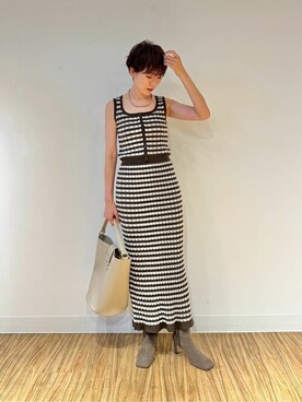 「THE PAUSE（ザ ポーズ）のアイテム（スカート）」を使った、WhimGazette_officialさん（レディース・165cm）の夏コーディネート