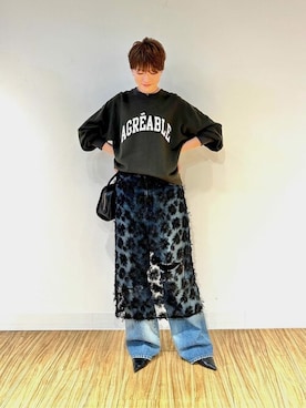 「THE PAUSE（ザ ポーズ）のアイテム（スカート）」を使った、WhimGazette_officialさん（レディース・165cm）の夏コーディネート