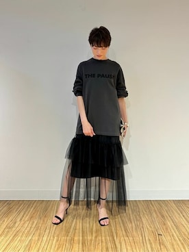 「THE PAUSE（ザ ポーズ）のアイテム（ワンピース/ドレス）」を使った、WhimGazette_officialさん（レディース・165cm）の夏コーディネート