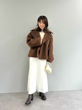 「THE PAUSE（ザ ポーズ）のアイテム（その他アウター）」を使った、WhimGazette_officialさん（レディース・158cm）の秋コーディネート
