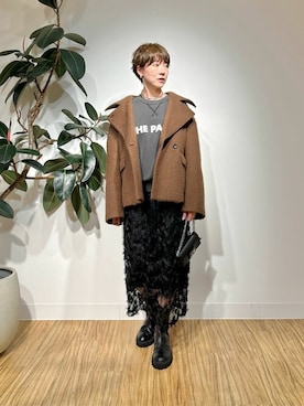 「THE PAUSE（ザ ポーズ）のアイテム（その他アウター）」を使った、WhimGazette_officialさん（レディース・165cm）の秋コーディネート