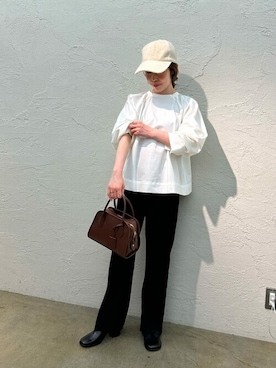 「THE PAUSE（ザ ポーズ）のアイテム（帽子）」を使った、WhimGazette_officialさん（レディース・158cm）の秋コーディネート