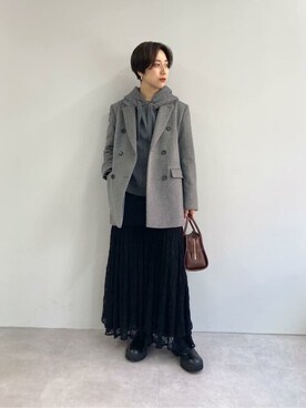 「THE PAUSE（ザ ポーズ）のアイテム（スカート）」を使った、WhimGazette_officialさん（レディース・160cm）の秋コーディネート