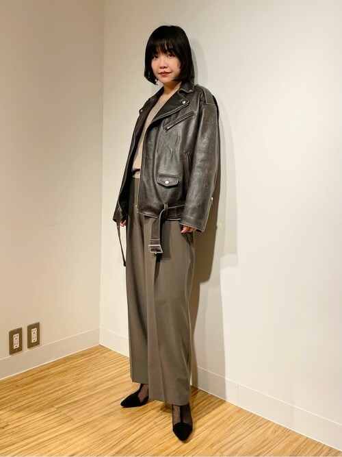 ウィムガゼット リアルレザー ライダースジャケット ウィムガゼット リアルレザー ライダースジャケット