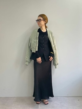 「Whim Gazette（ウィムガゼット）のアイテム（その他トップス）」を使った、WhimGazette_officialさん（レディース・162cm）の秋コーディネート