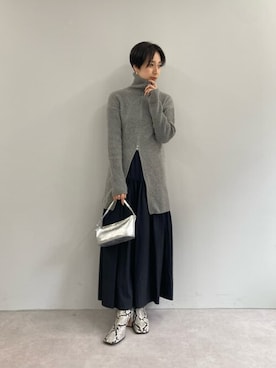 「THE PAUSE（ザ ポーズ）のアイテム（ワンピース/ドレス）」を使った、WhimGazette_officialさん（レディース・160cm）の秋コーディネート