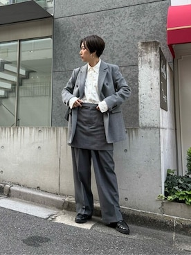 「Whim Gazette（ウィムガゼット）のアイテム（その他シューズ）」を使った、WhimGazette_officialさん（レディース・160cm）の秋コーディネート