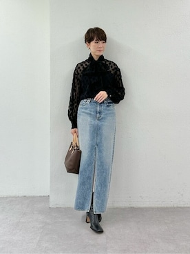 「Whim Gazette（ウィムガゼット）のアイテム（ブーツ）」を使った、WhimGazette_officialさん（レディース・165cm）の秋コーディネート