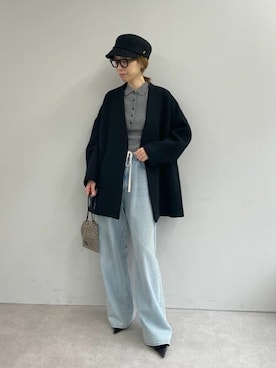 「Whim Gazette（ウィムガゼット）のアイテム（その他アウター）」を使った、WhimGazette_officialさん（レディース・162cm）の秋コーディネート
