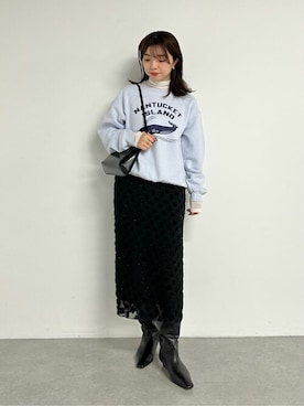 「Whim Gazette（ウィムガゼット）のアイテム（ブーツ）」を使った、WhimGazette_officialさん（レディース・158cm）の秋コーディネート