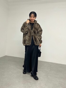 「Whim Gazette（ウィムガゼット）のアイテム（その他アウター）」を使った、WhimGazette_officialさん（レディース・156cm）の秋コーディネート