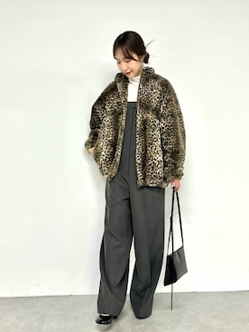 「Whim Gazette（ウィムガゼット）のアイテム（その他アウター）」を使った、WhimGazette_officialさん（レディース・157cm）の秋コーディネート