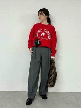 「Whim Gazette（ウィムガゼット）のアイテム（その他シューズ）」を使った、WhimGazette_officialさん（レディース・158cm）の秋コーディネート