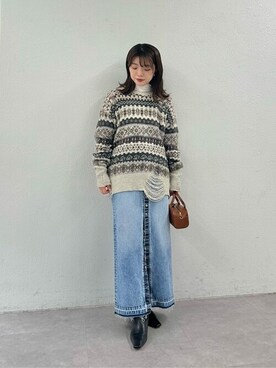 「Whim Gazette（ウィムガゼット）のアイテム（ブーツ）」を使った、WhimGazette_officialさん（レディース・158cm）の秋コーディネート
