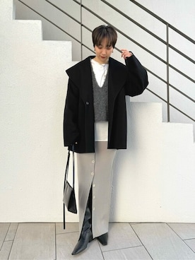 「Whim Gazette（ウィムガゼット）のアイテム（その他アウター）」を使った、WhimGazette_officialさん（レディース・160cm）の秋コーディネート