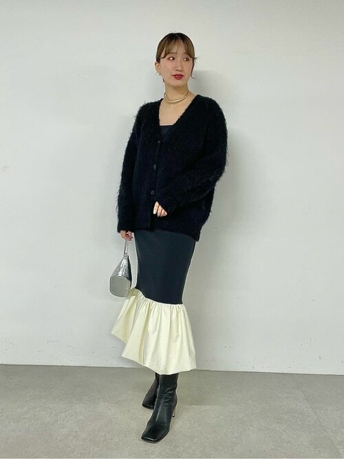 Whim Gazette キャミワンピース ブラック バルーン バルーンキャミワンピース（ワンピース）｜Whim Gazette（ウィム