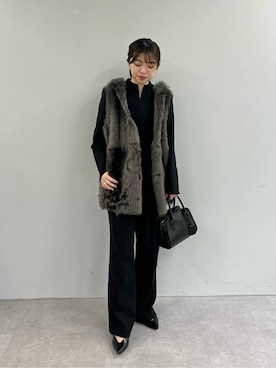 「ジャンプスーツ」｜「アイテム（サロペット/オーバーオール）」を使った、WhimGazette_officialさん（レディース・158cm）の秋コーディネート
