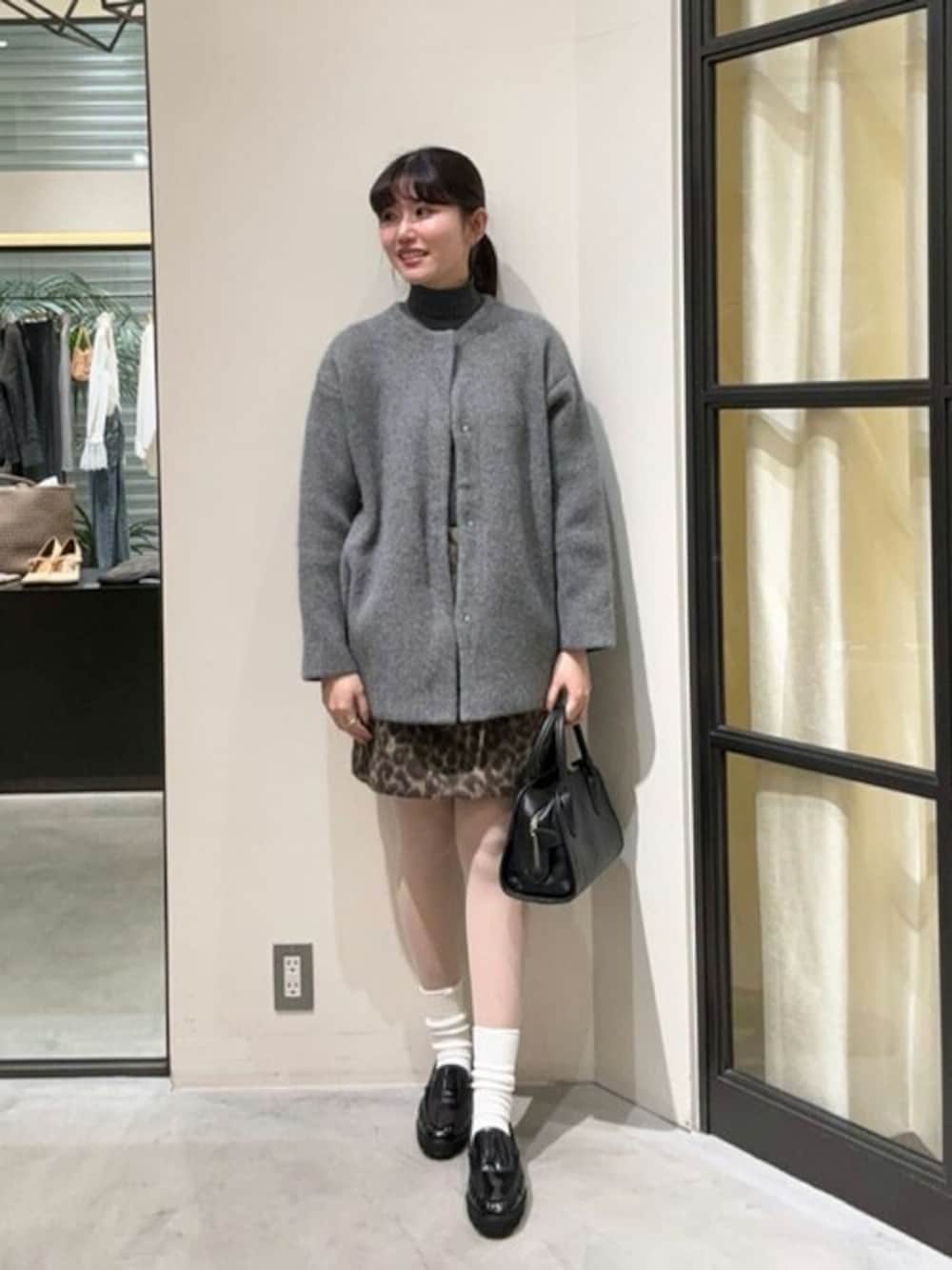 美品 Whim Gazette セッケツニットジャケットブラウン