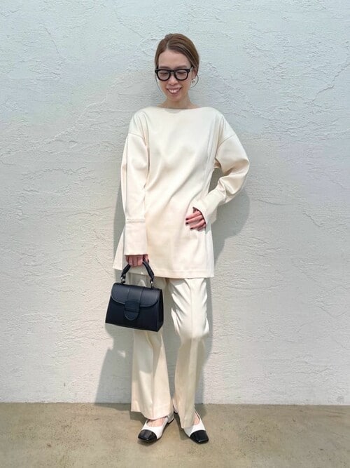 ストレッチサテンフレアパンツ（その他パンツ）｜Whim Gazette