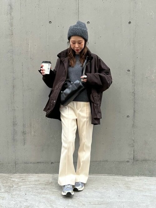 ストレッチサテンフレアパンツ（その他パンツ）｜Whim Gazette