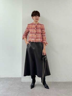 「Whim Gazette（ウィムガゼット）のアイテム（その他アウター）」を使った、WhimGazette_officialさん（レディース・165cm）の冬コーディネート