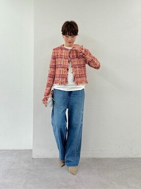 「Whim Gazette（ウィムガゼット）のアイテム（その他アウター）」を使った、WhimGazette_officialさん（レディース・165cm）の冬コーディネート