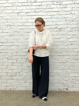 「Whim Gazette（ウィムガゼット）のアイテム（その他アウター）」を使った、WhimGazette_officialさん（レディース・156cm）の冬コーディネート