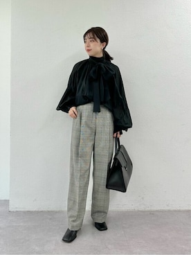 「Whim Gazette（ウィムガゼット）のアイテム（ブーツ）」を使った、WhimGazette_officialさん（レディース・158cm）の冬コーディネート