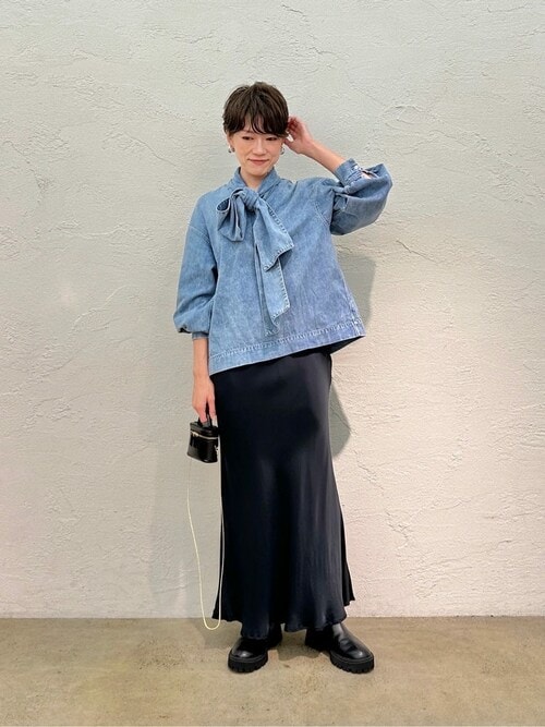 DENIMボウブラウス（シャツ/ブラウス）｜Whim Gazette（ウィム