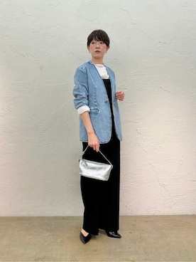 「Whim Gazette（ウィムガゼット）のアイテム（その他アウター）」を使った、WhimGazette_officialさん（レディース・165cm）の冬コーディネート