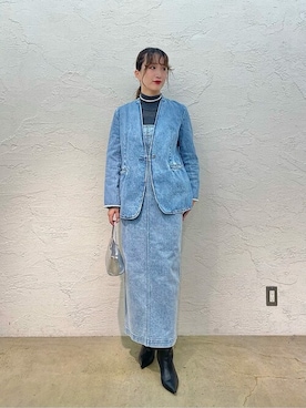 「Whim Gazette（ウィムガゼット）のアイテム（その他アウター）」を使った、WhimGazette_officialさん（レディース・167cm）の冬コーディネート