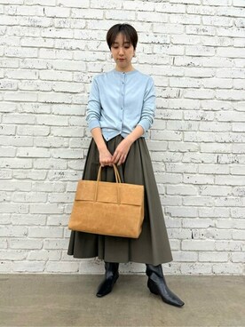「Whim Gazette（ウィムガゼット）のアイテム（ブーツ）」を使った、WhimGazette_officialさん（レディース・160cm）の冬コーディネート