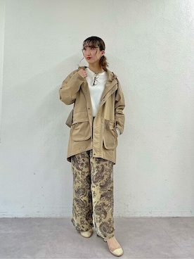 「Whim Gazette（ウィムガゼット）のアイテム（ブルゾン）」を使った、WhimGazette_officialさん（レディース・167cm）の冬コーディネート