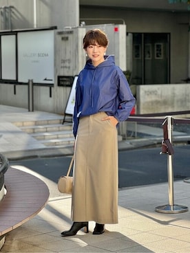 「THE PAUSE（ザ ポーズ）のアイテム（スカート）」を使った、WhimGazette_officialさん（レディース・165cm）の冬コーディネート