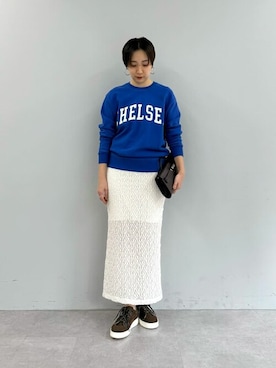 「Whim Gazette（ウィムガゼット）のアイテム（スニーカー）」を使った、WhimGazette_officialさん（レディース・160cm）の冬コーディネート