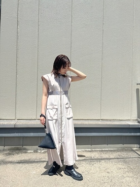 「アイテム（チュニック）」を使った、nao34atさん（レディース・149cm）の夏コーディネート