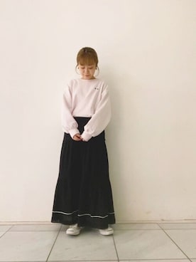 「タックイン」｜よしかわさん（レディース・151cm）の春コーディネート