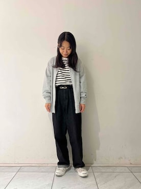 「POU DOU DOU（プードゥドゥ）のアイテム」を使った、よしかわさん（レディース・151cm）の秋コーディネート