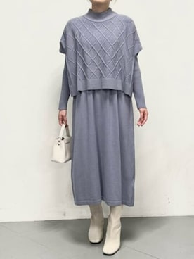 「ketty（ケティ）のアイテム（ワンピース）」を使った、kettyさん（レディース・153cm）の秋コーディネート