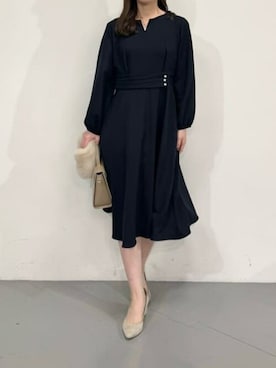 「ketty（ケティ）のアイテム（ワンピース）」を使った、kettyさん（レディース・159cm）の秋コーディネート