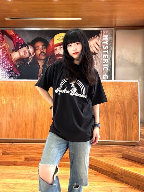 ヒステリックグラマー HG EXPERIENCE Tシャツ HYSTERIC GLAMOUR - ENJOY HG Tシャツ / ホワイト | Tempt