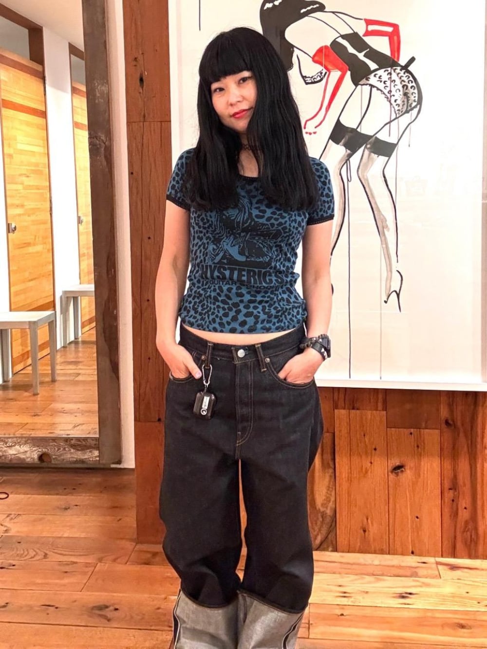 レア✨ヒステリックグラマー ニット 半袖 カットソー ヒスガール