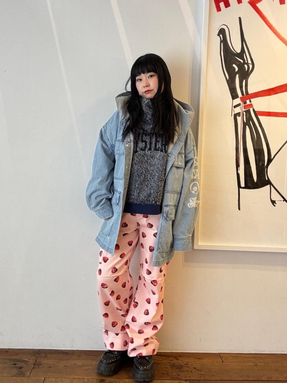 HYSTERIC GLAMOUR（ヒステリックグラマー）の「SKULL BERRY柄 カーゴ