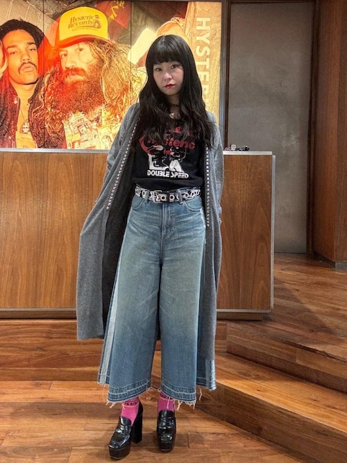 HYSTERIC GLAMOUR WOMEN スタッズ カーディガン スタッズ カーディガン（カーディガン/ボレロ）｜HYSTERIC