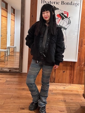 fukuchanさん(レディース・154cm)の冬コーディネート