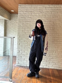 HYSTERIC GLAMOUR WOMEN プラケットオーバーオール HYSTERIC GLAMOUR（ヒステリックグラマー）の「プラケット