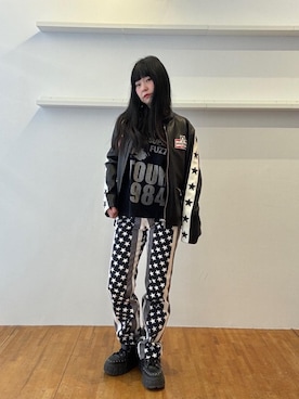 「HYSTERIC GLAMOUR（ヒステリックグラマー）のアイテム（その他アウター）」を使った、fukuchanさん（レディース・154cm）の冬コーディネート