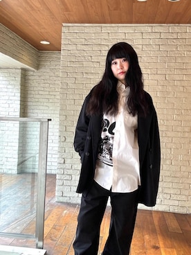 「HYSTERIC GLAMOUR（ヒステリックグラマー）のアイテム（その他アウター）」を使った、fukuchanさん（レディース・154cm）の冬コーディネート